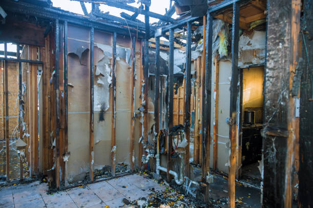 Professional Soot Cleanup technician working in Laurel, MD